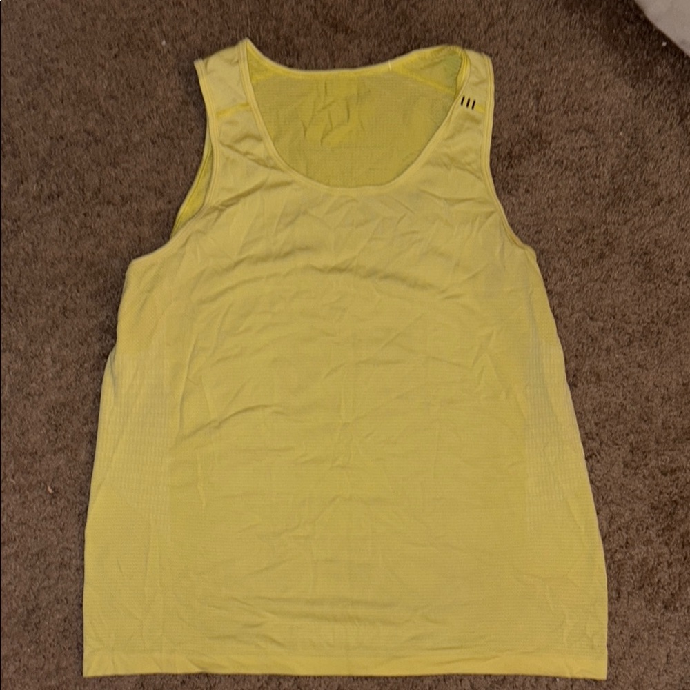 Lululemon Yellow Sleeveless Men’s Top